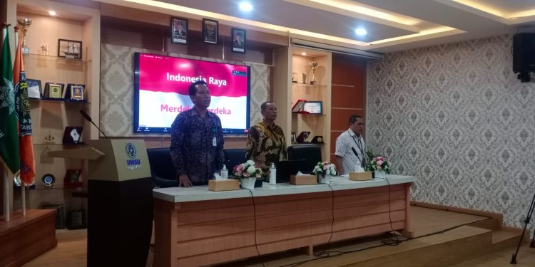Program Studi Manajemen Pajak dan Akuntansi FEB UMSU Mengadakan Seminar Internasional Bersama Universiti Teknologi MARA